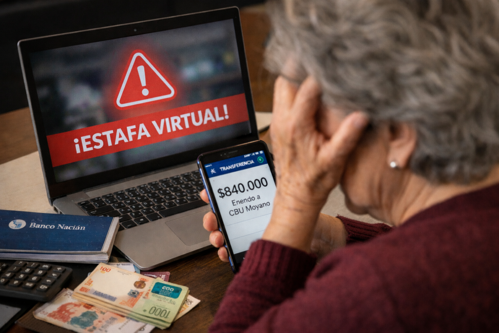 Creyó en un beneficio y terminó estafada