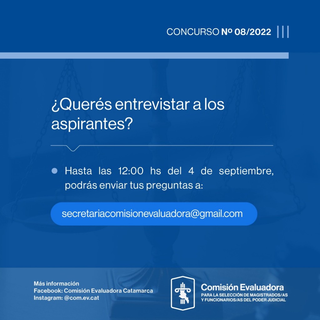 Invitación a la comunidad: Entrevistas con participación ciudadana
