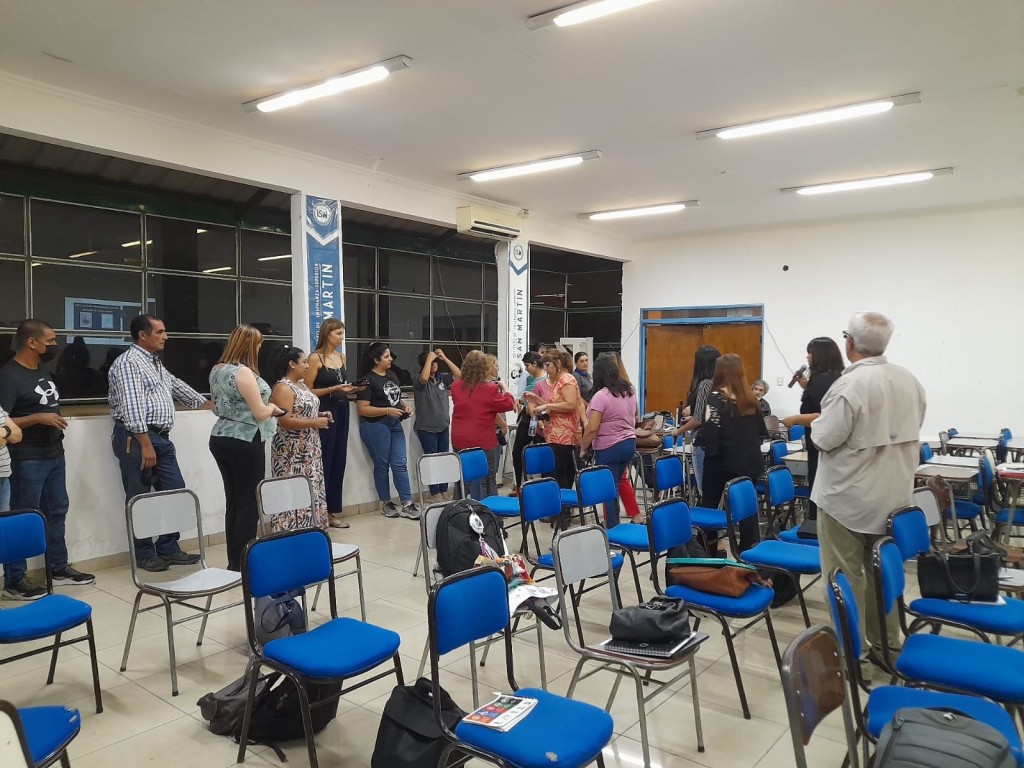 Se capacitó a docentes del Instituto “San Martín” en temáticas inclusivas