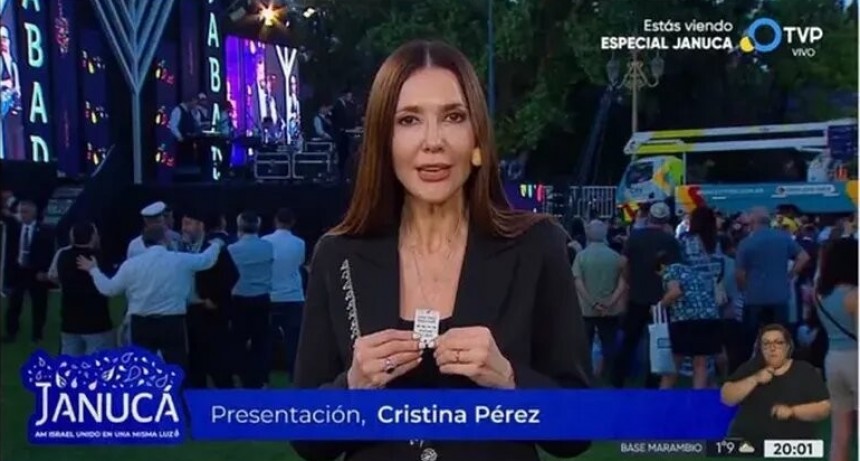Cristina P&eacute;rez debut&oacute; en la TV P&uacute;blica y la destrozaron en las redes sociales