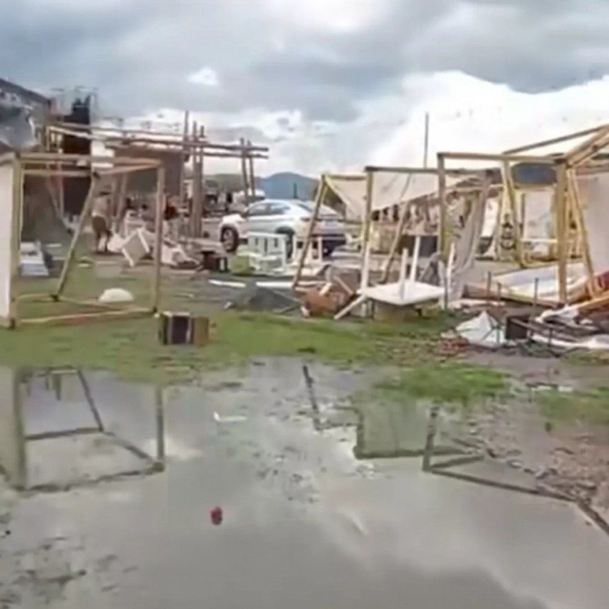 El temporal obligó a suspender la Feria del Patio y dejó importantes daños en el Predio Ferial